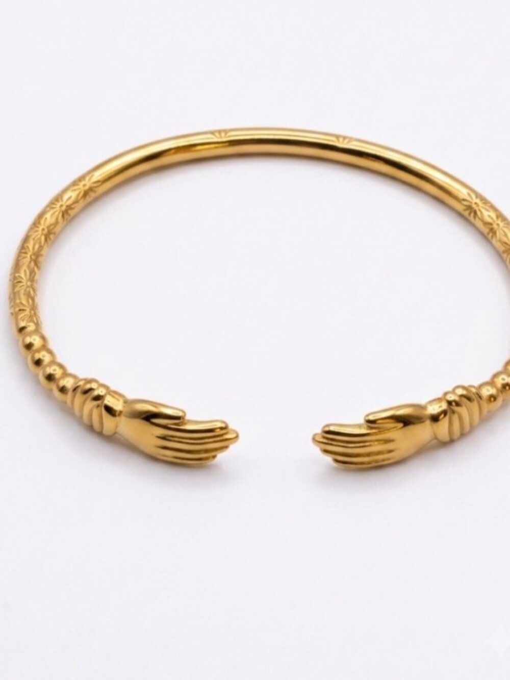 925 Sterling Silver plated steel West Indian Bangle yellow never tarnish/#c
